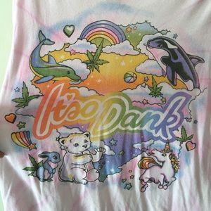 RARE UNIF Lisa Frank Inspired Tee