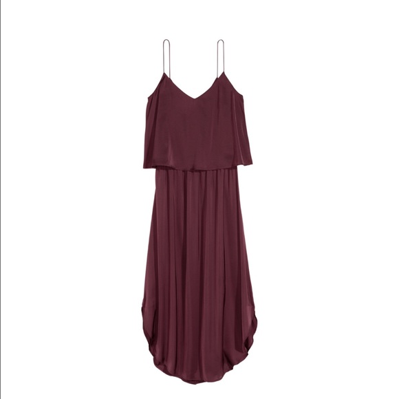 NWT H&M Fall satin cocktail dress.