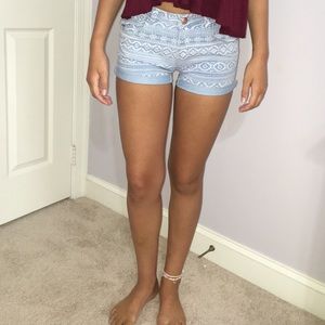 Tribal printed shorts