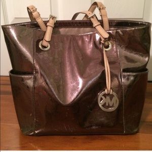 Michael Kors Large Jet Set Logo Tote