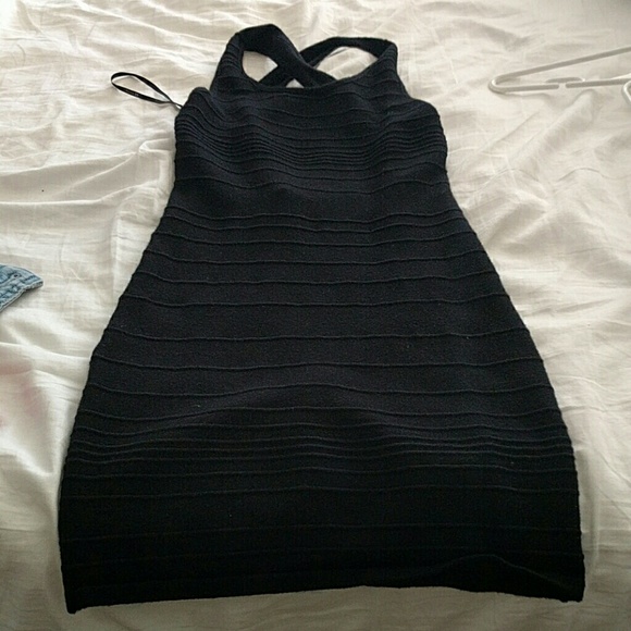 Black tight mini dress forever 21