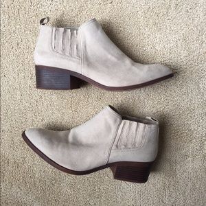 BC light tan booties