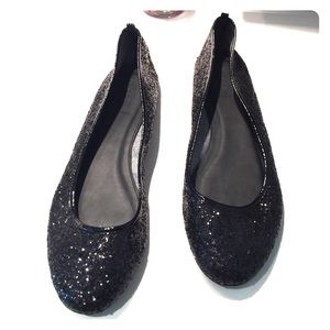 J.Crew Black Sequined Flats
