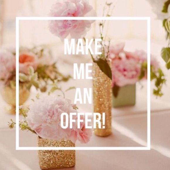 Accepting all reasonable offers.