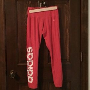 Adidas leggings red S