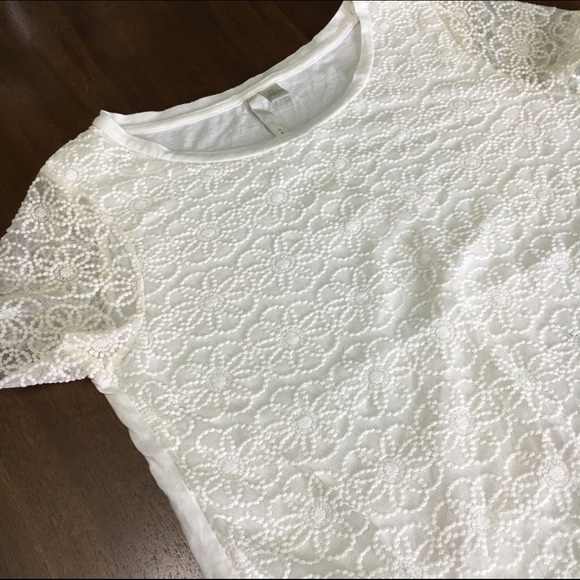 White Lace T-Shirt