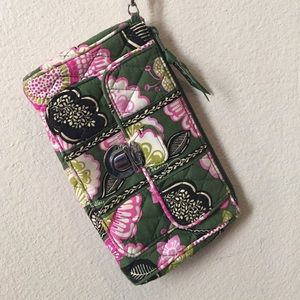 Vera Bradley Pushlock Wristlet