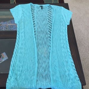 Maurices cardigan sweater. Sea foam color. Size S.