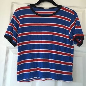 Brandy Melville Striped Crop Top