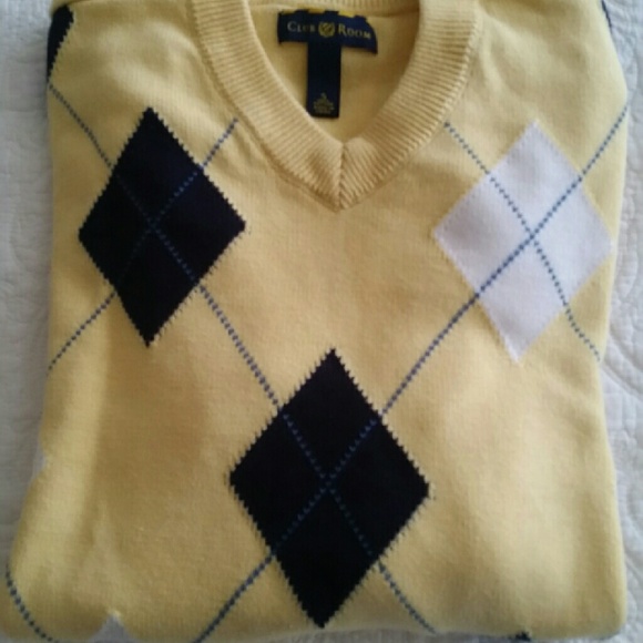 Gorgeous men's Argyle sweater