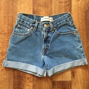 High-waisted Levi's