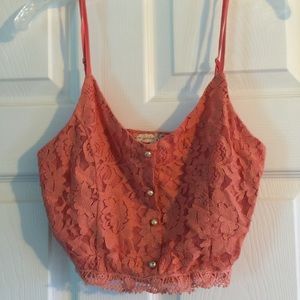 Lace crop top