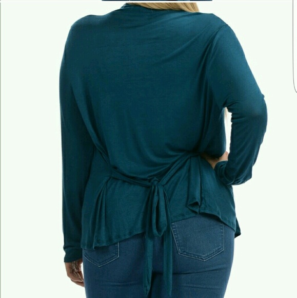 "Plus" Tie-Waist Cardigan! - Picture 2 of 4