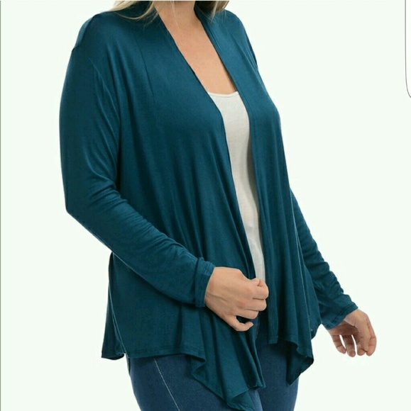 "Plus" Tie-Waist Cardigan! - Picture 3 of 4
