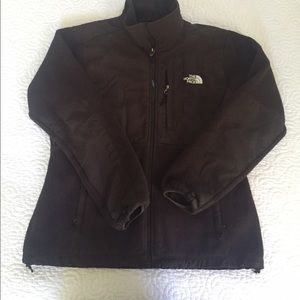 Women's North Face Denali Jacket-Brown