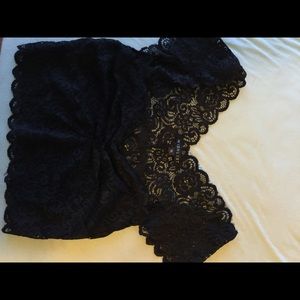 Lace crop top