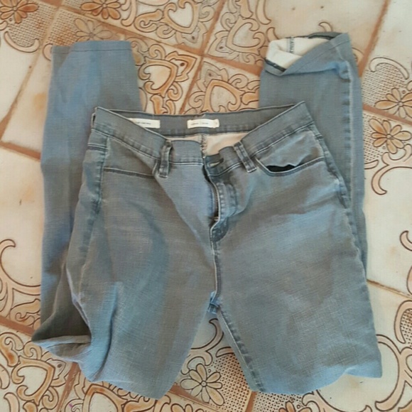 Pants - Gray skinny jeans