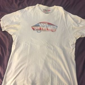 White Vans XL Shirt