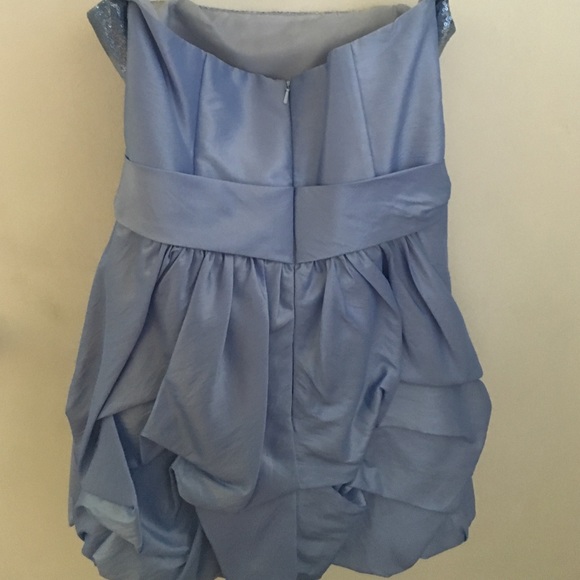 Purple short sequin semiformal dress✨built in cups - Picture 2 of 4