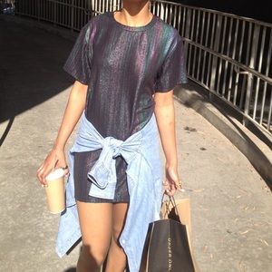 ASOS Holographic Tunic