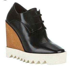 Stella McCartney Inspired Wedge Lace Up Platform