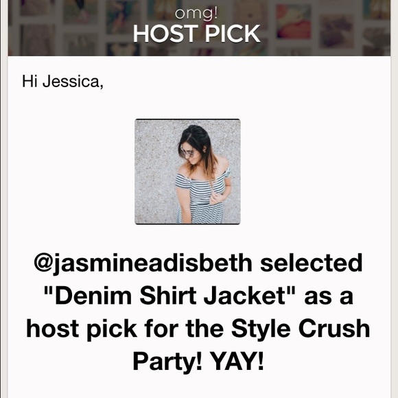 🎉HP 9/29/16🎉Denim Shirt Jacket - Picture 4 of 4