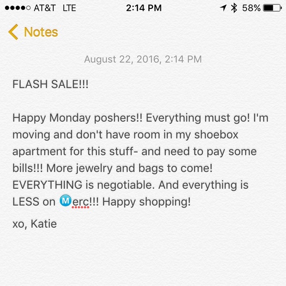 FLASH SALE! EVERYTHING MUST GO!