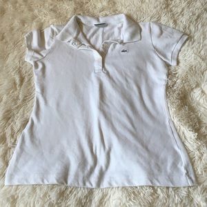Lacoste White Polo