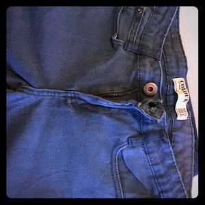 Indigo blue skinny jeans