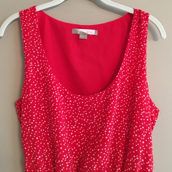Red and White Polka Dot Dress