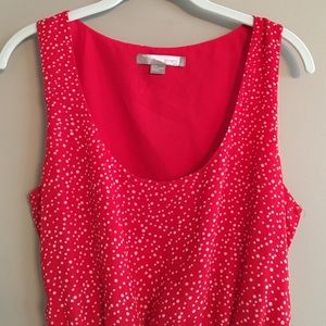 Red and White Polka Dot Dress