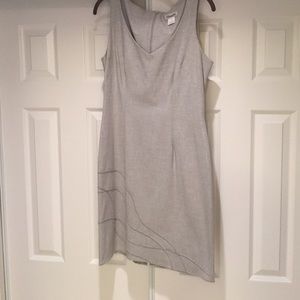 Gray sheath dress