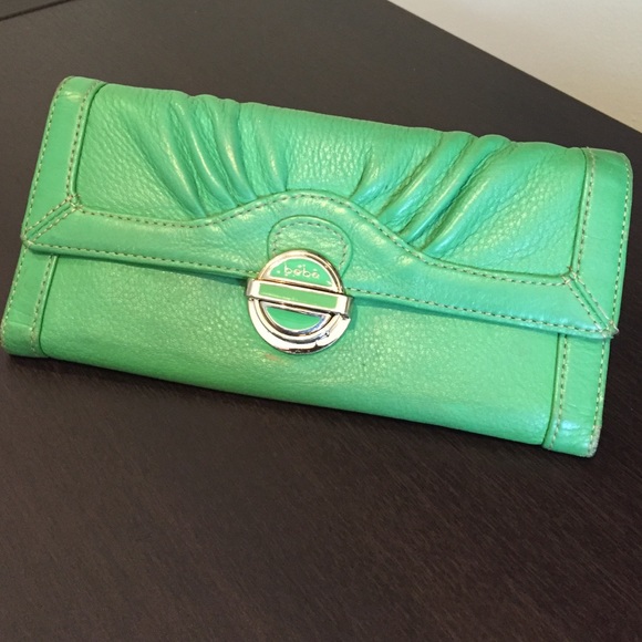 Bebe green wallet