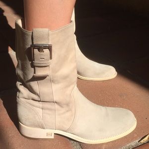 CHANEL Suede boots