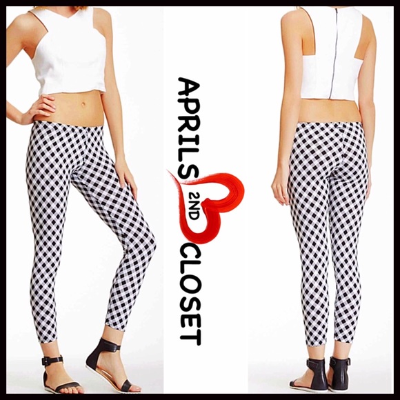 AMERICAN TWIST BLACK PRINT LEGGINGS - Picture 4 of 5