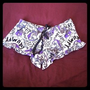 Grumpy sleep shorts