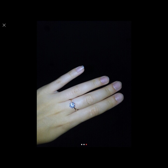 High quality 18K rose Gold Plated ring - Picture 3 of 4