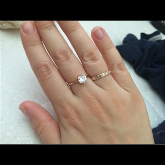 High quality 18K rose Gold Plated ring - Picture 2 of 4