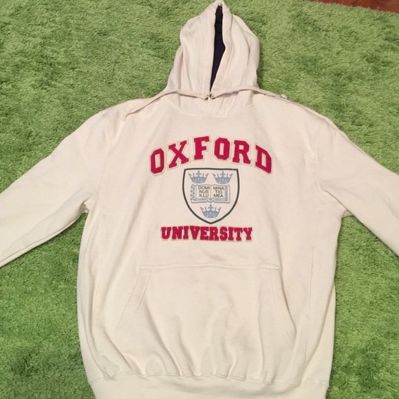 Oxford University Long Sleeve Sweatshirt with Hood