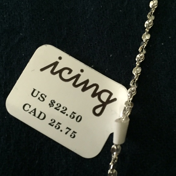 Rhinestone Swag & Pearl Dangle Necklace **FINAL** - Picture 4 of 4