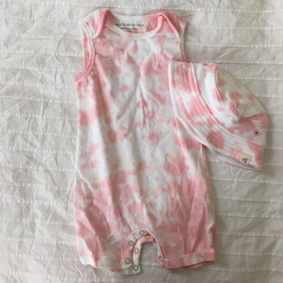 burt's bees baby tie dye romper