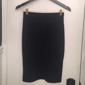 LNA - Black Pencil Skirt (Small)