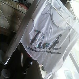 Pink by Victoria's Secret long sleeved crop t shir