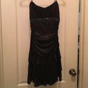 Papaya Black Dress