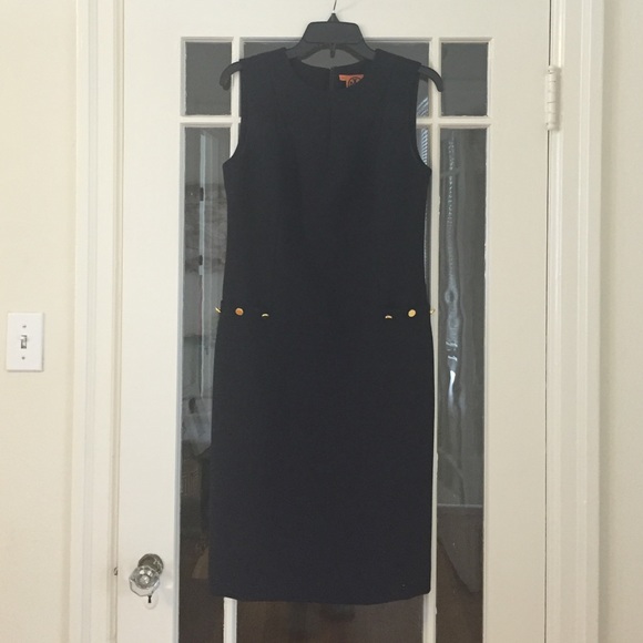 Tory Burch Navy Wool Dress