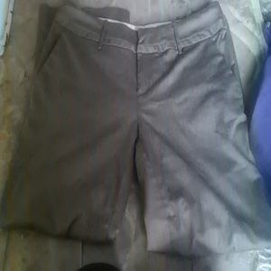 Maurice's dress Pants, brown with pink stripes