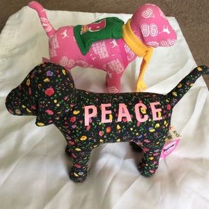 Two Victoria Secret Pink Dogs