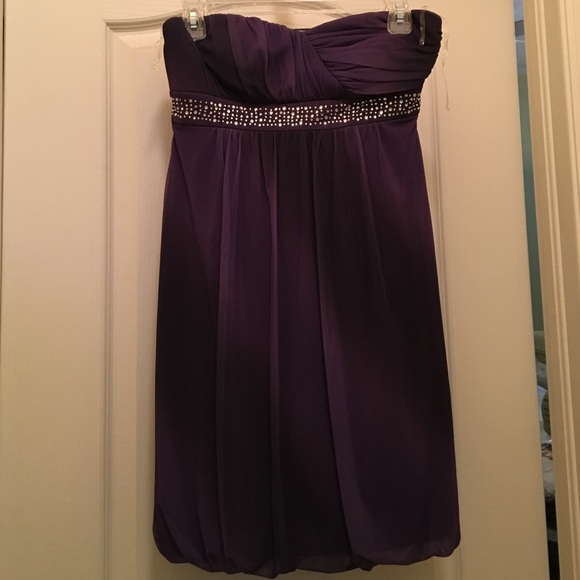 Trixxi dress purple and black