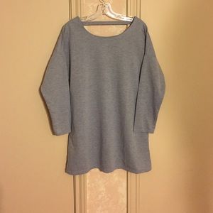 Short gray dress or tunic size M