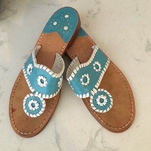 Turquoise Jack Rogers Sandals like new!